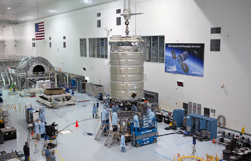 Illustration for article titled Watch the Cygnus Get Ready for Its First Post-Explosion Cargo Run to the Space Station